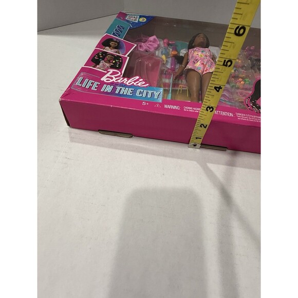 Barbie Life in the City Travel Playset NEW Sealed Mattel Barbie Playset 75+ PCS - Picture 12 of 14